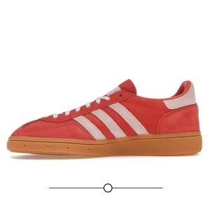 NWT Adidas Handball Spezial bright red clear pink women’s size 9.5